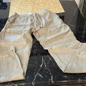 Women’s Casual Gray Pants 100 per cent linen